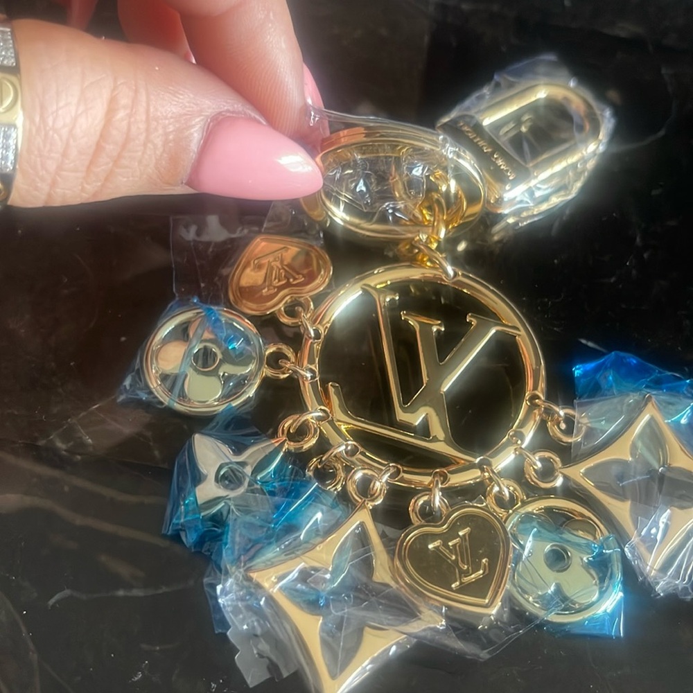 Designer style Key chain. High quality Gold plated